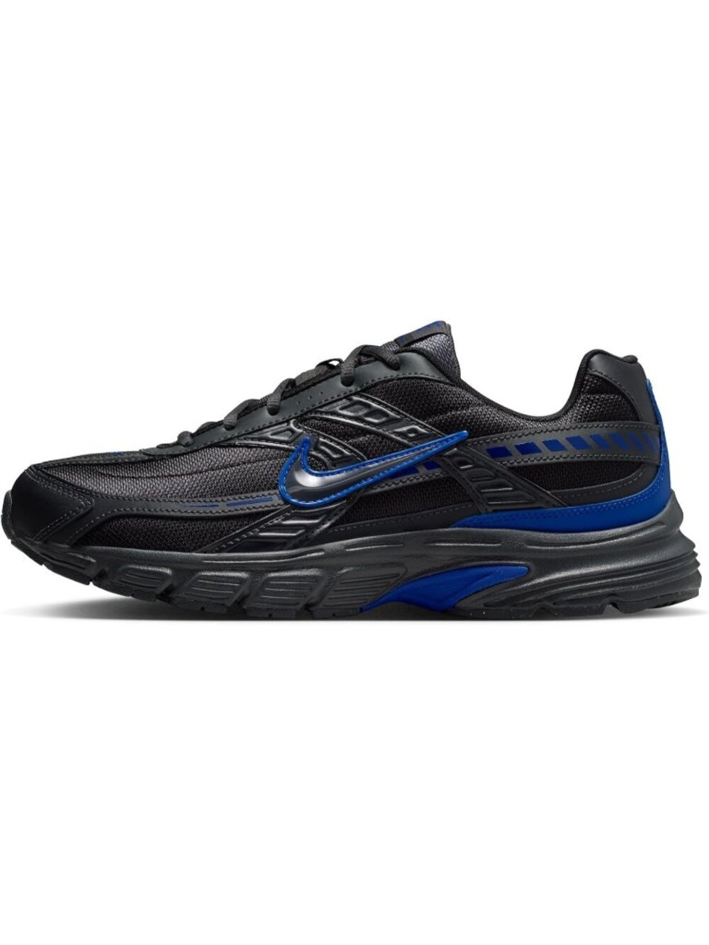 Mens Black Racer Blue Nike Initiator Shoes Comfortable Soft Fashion Sneakers
